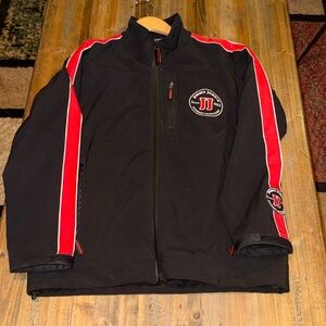 Stylish Black and Red Men's Jimmy John’s Jacket